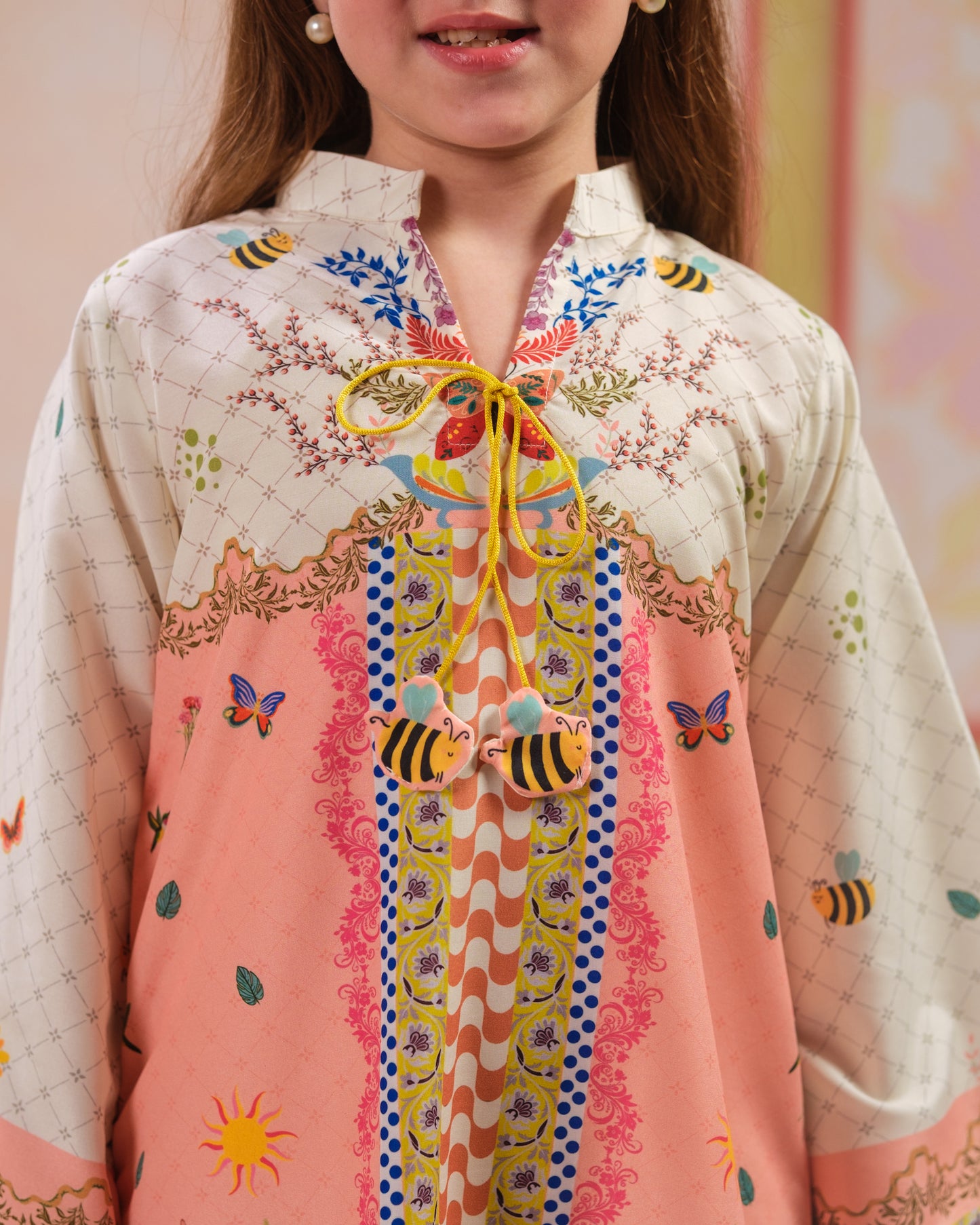 Crescent Bloom - 2pcs - Poly Cambric - 2pcs-ready-to-wear, ETHNIC - Sprinkles Pakistan