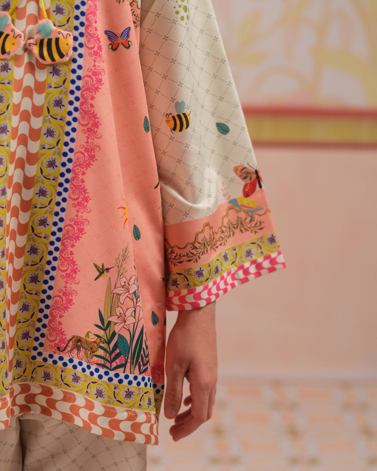 Crescent Bloom - 2pcs - Poly Cambric - 2pcs-ready-to-wear, ETHNIC - Sprinkles Pakistan