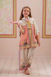 Crescent Bloom - 2pcs - Poly Cambric - 2pcs-ready-to-wear, ETHNIC - Sprinkles Pakistan