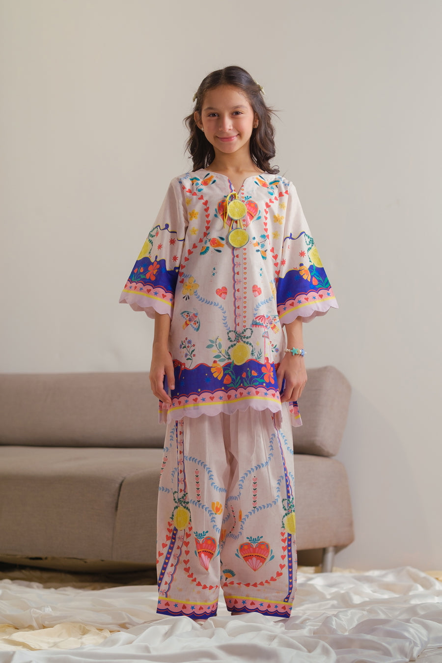 Aurora Threads - 2pcs - Cotton/Lawn - 2pcs-ready-to-wear - Sprinkles Pakistan