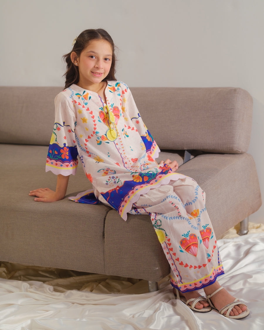 Aurora Threads - 2pcs - Cotton/Lawn - 2pcs-ready-to-wear - Sprinkles Pakistan