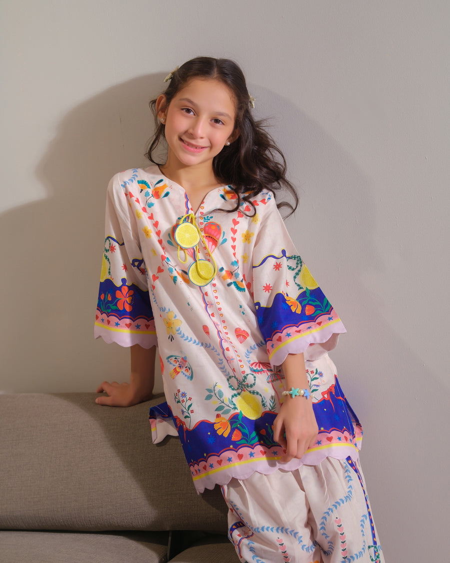 Aurora Threads - 2pcs - Cotton/Lawn - 2pcs-ready-to-wear - Sprinkles Pakistan