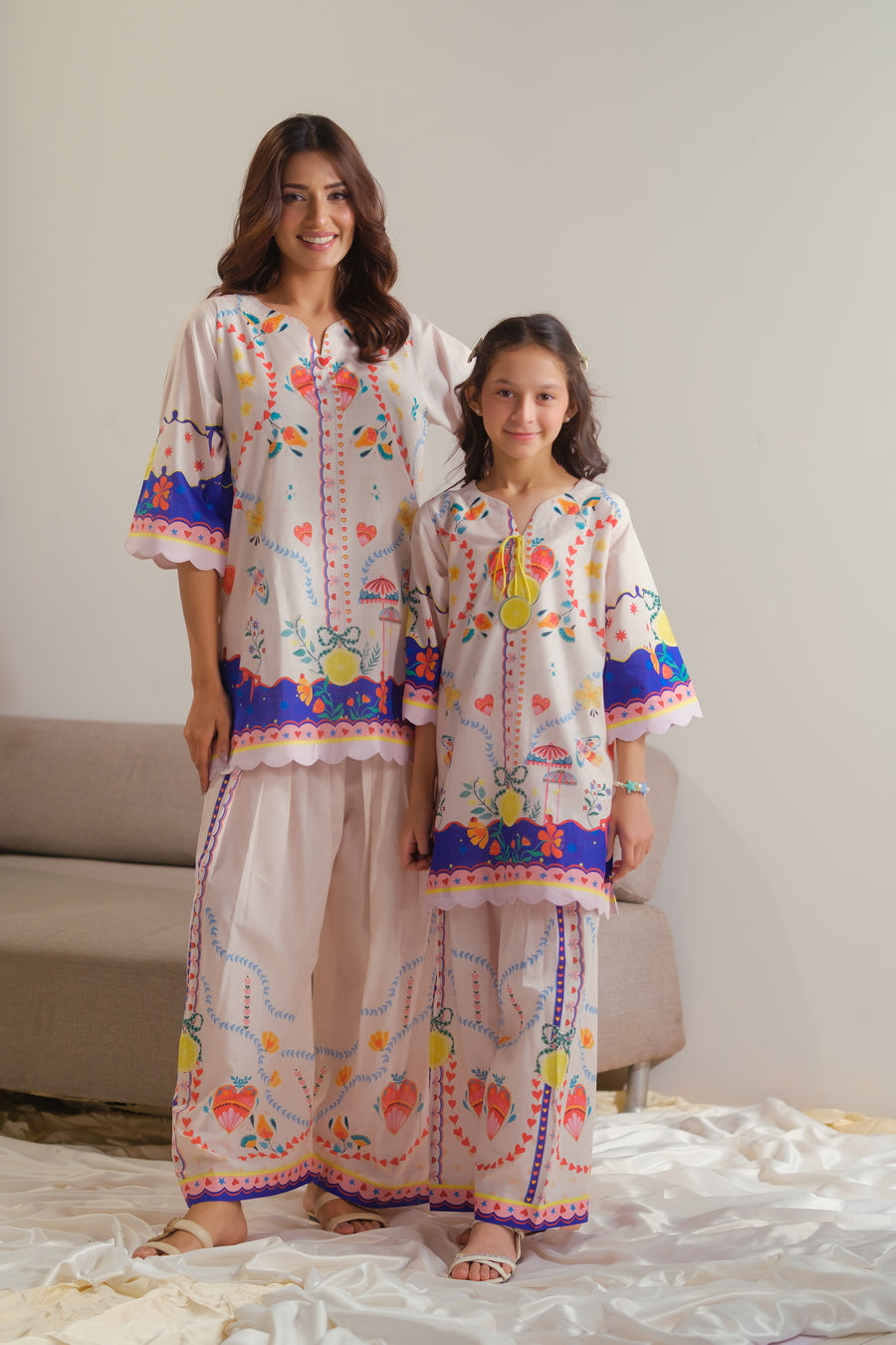 Aurora Threads - 2pcs - Cotton/Lawn - 2pcs-ready-to-wear - Sprinkles Pakistan