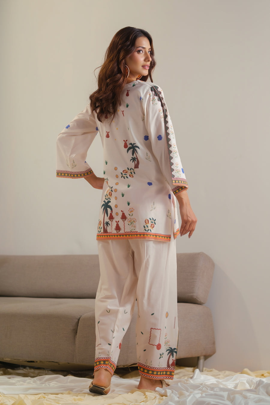 Ivory Heritage - 2pcs - Cotton/Lawn - 2pcs-ready-to-wear - Sprinkles Pakistan