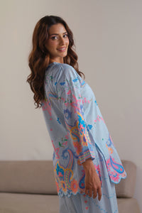 Celestial Garden - 2pcs - Cotton/Lawn - 2pcs-ready-to-wear - Sprinkles Pakistan