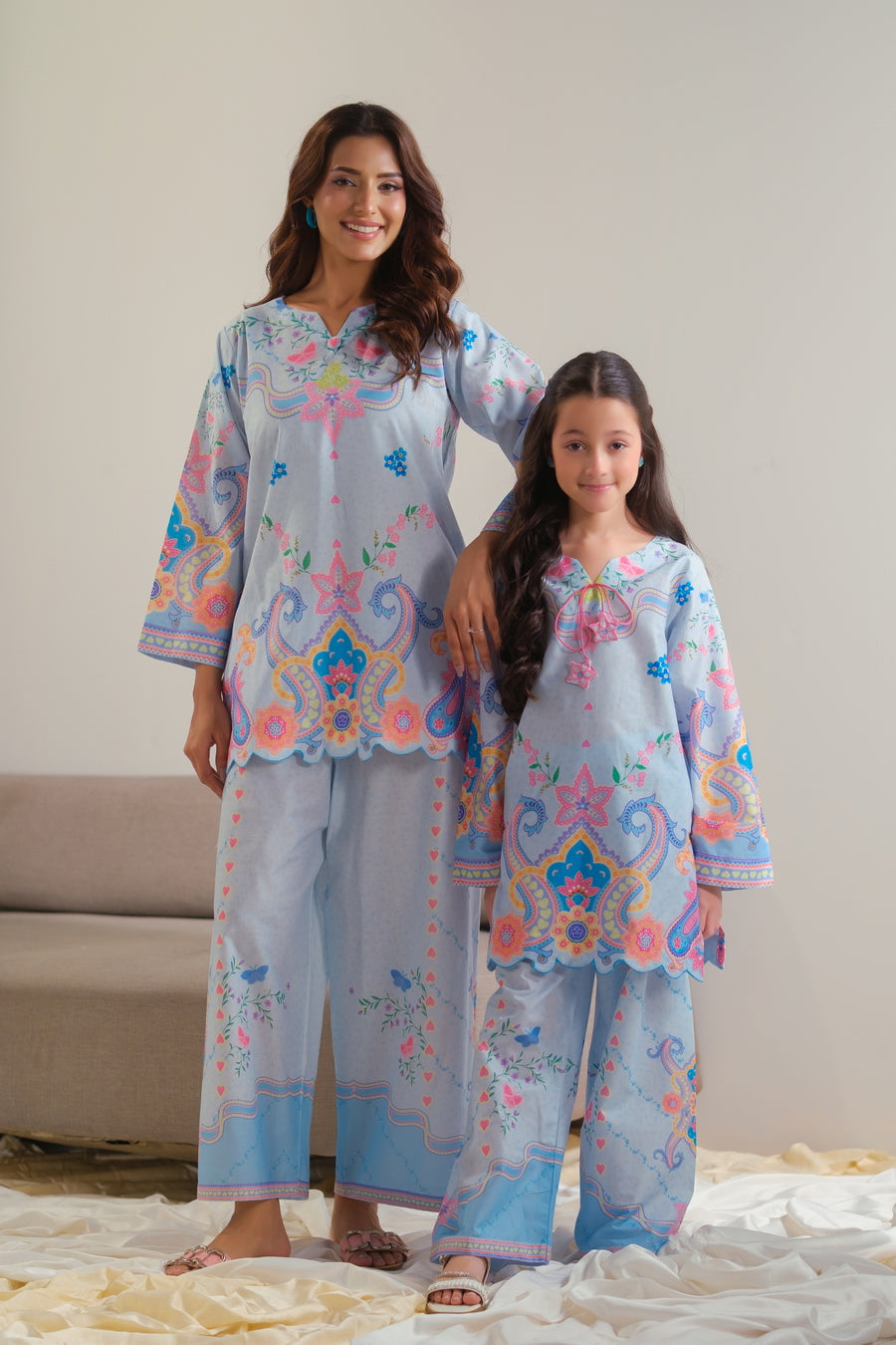Celestial Garden - 2pcs - Cotton/Lawn - 2pcs-ready-to-wear - Sprinkles Pakistan