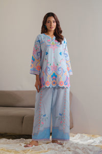 Celestial Garden - 2pcs - Cotton/Lawn - 2pcs-ready-to-wear - Sprinkles Pakistan