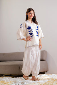 Cerulean Top - 1pc - Embroidered - Cotton/Lawn - 2pcs-ready-to-wear - Sprinkles Pakistan