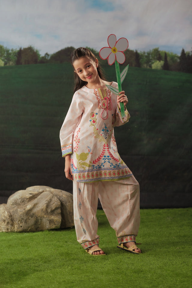 Spring Blush - 2pcs - Cotton/Lawn - 2pcs-ready-to-wear - Sprinkles Pakistan