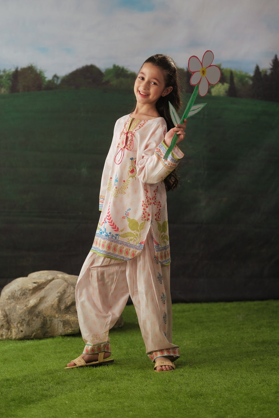 Spring Blush - 2pcs - Cotton/Lawn - 2pcs-ready-to-wear - Sprinkles Pakistan