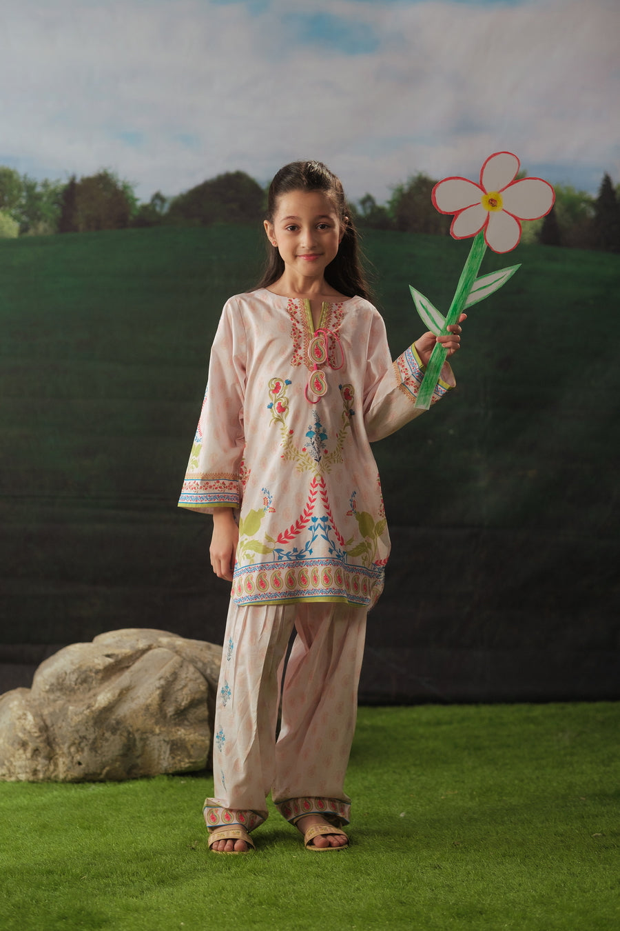Spring Blush - 2pcs - Cotton/Lawn - 2pcs-ready-to-wear - Sprinkles Pakistan