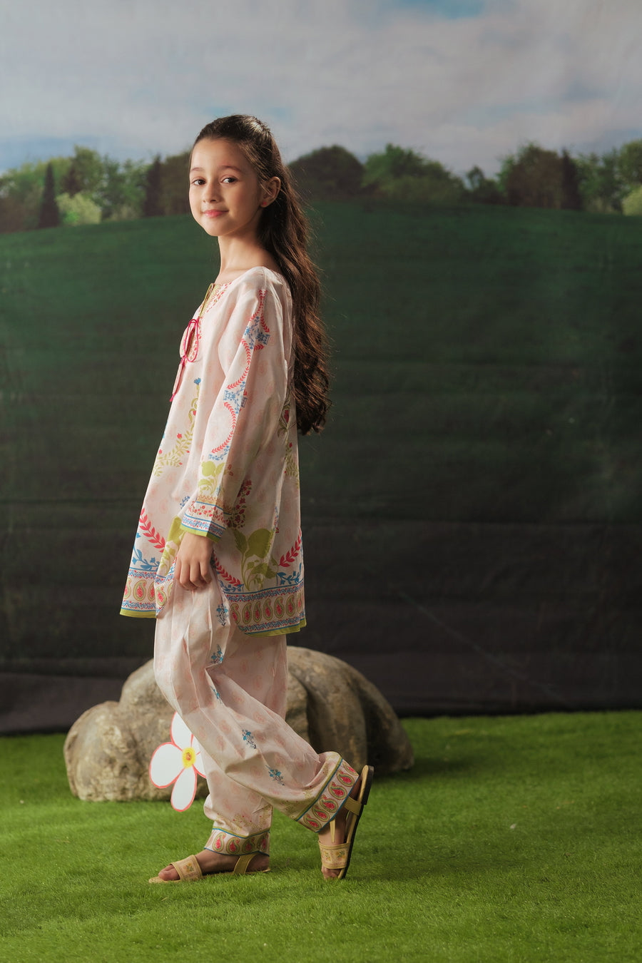 Spring Blush - 2pcs - Cotton/Lawn - 2pcs-ready-to-wear - Sprinkles Pakistan