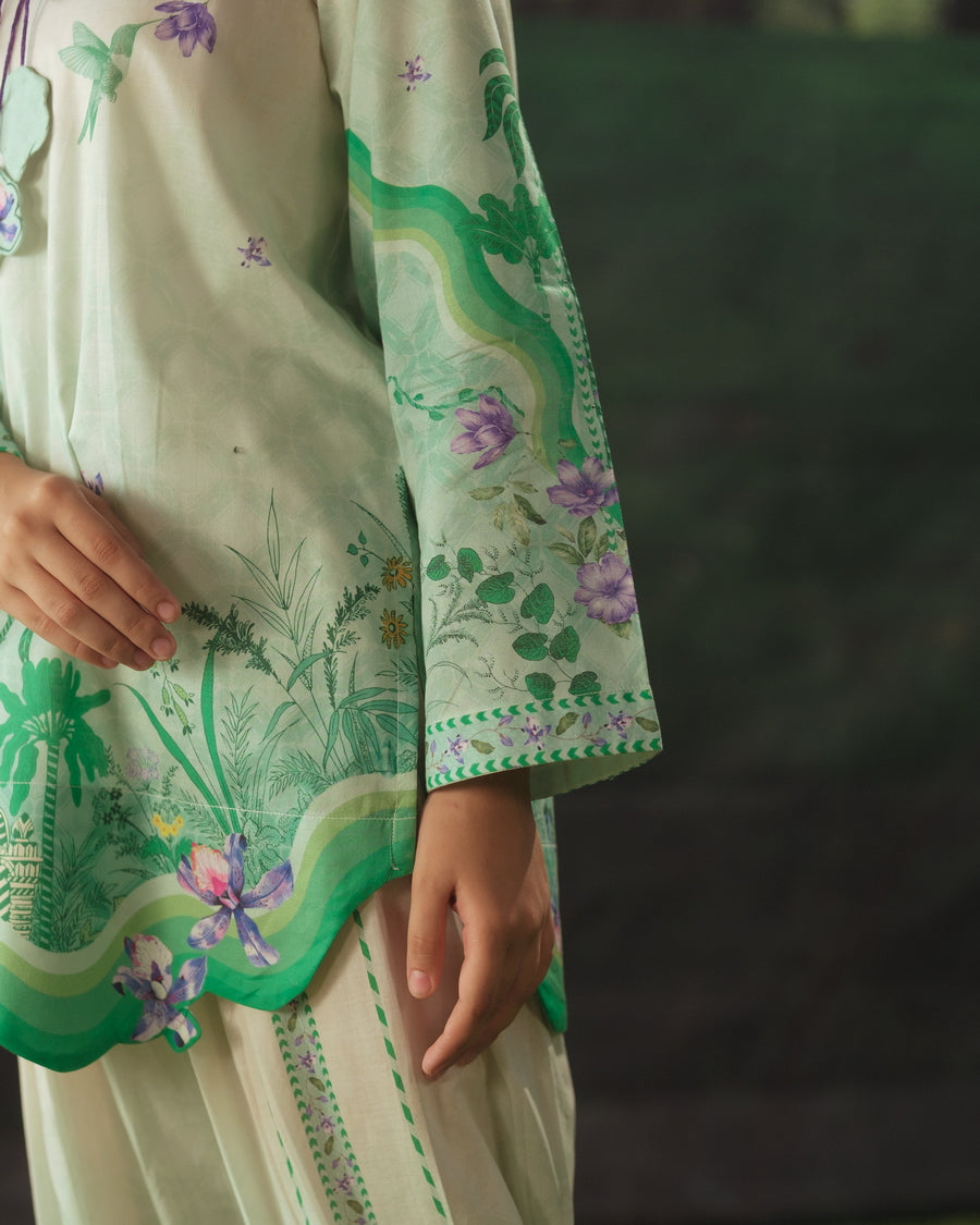 Meadow Grace - 2pcs - Cotton/Lawn - 2pcs-ready-to-wear - Sprinkles Pakistan