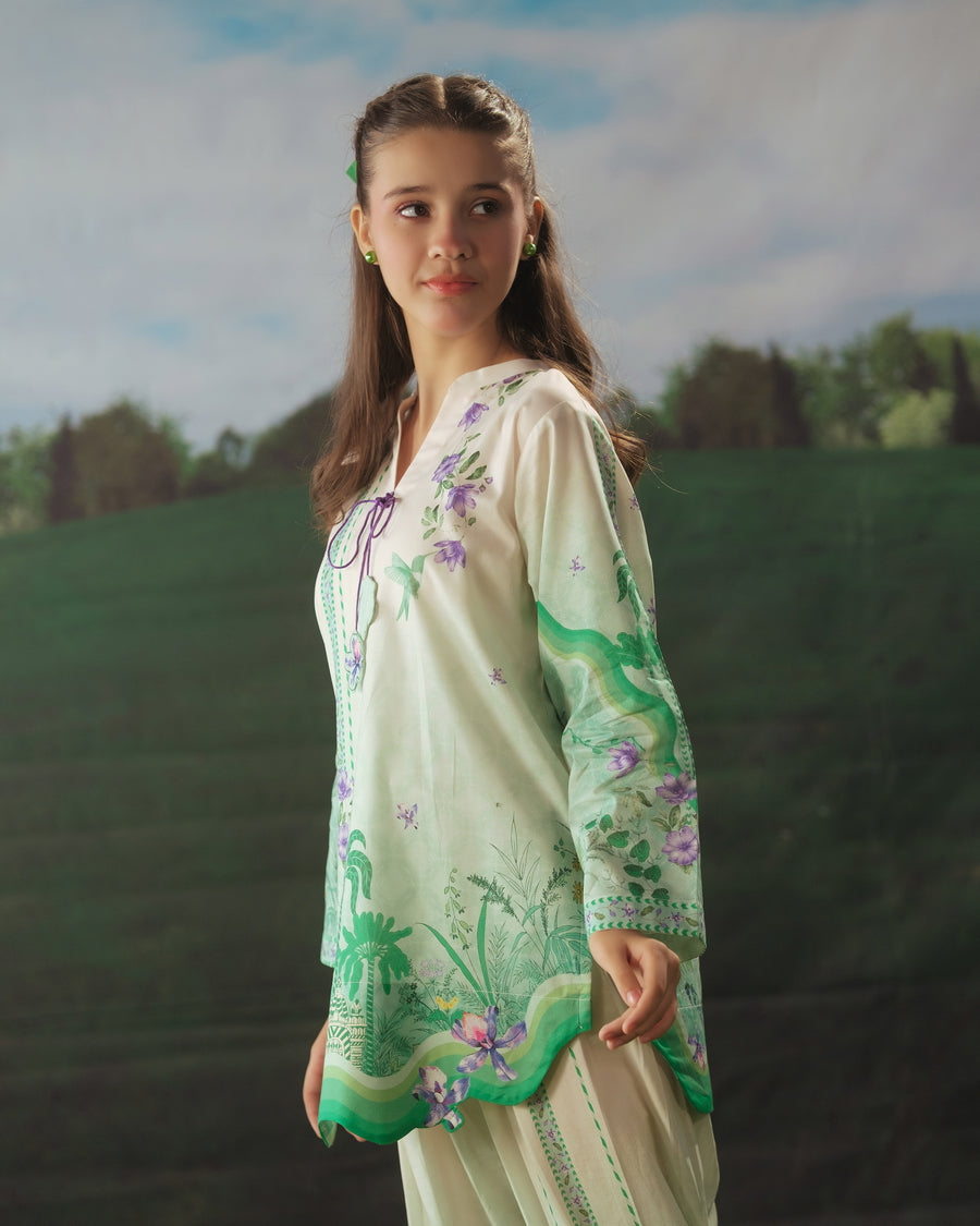 Meadow Grace - 2pcs - Cotton/Lawn - 2pcs-ready-to-wear - Sprinkles Pakistan