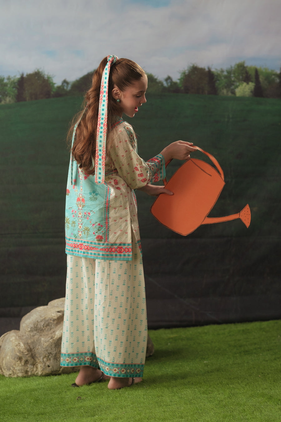 Serene Jewel - 2pcs - Cotton/Lawn - 2pcs-ready-to-wear - Sprinkles Pakistan