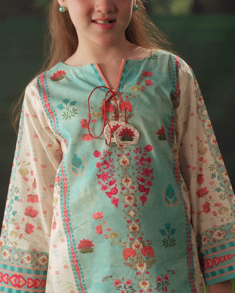Serene Jewel - 2pcs - Cotton/Lawn - 2pcs-ready-to-wear - Sprinkles Pakistan