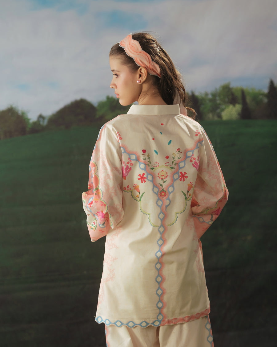 Rose Mist - 2pcs - Cotton/Lawn - 2pcs-ready-to-wear - Sprinkles Pakistan