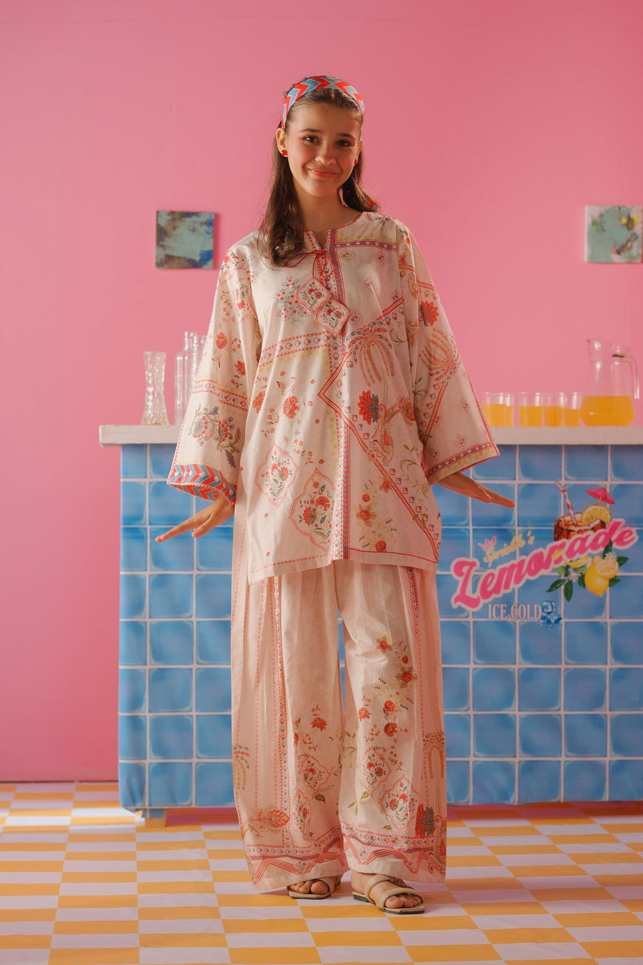 Amber Glow - 2pcs - Cotton/Lawn - 2pcs-ready-to-wear - Sprinkles Pakistan