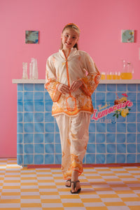 Saffron - 2pcs - Cotton/Lawn - 2pcs-ready-to-wear - Sprinkles Pakistan