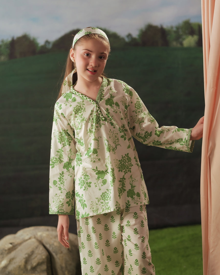 Playful Sprout - 2pcs - Cotton/Lawn - 2pcs-ready-to-wear - Sprinkles Pakistan