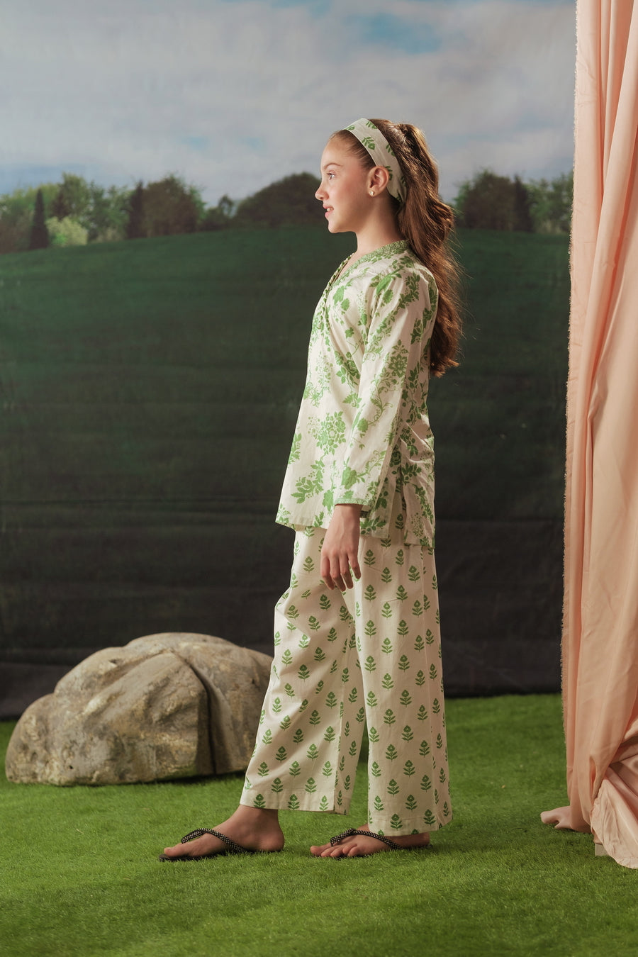 Playful Sprout - 2pcs - Cotton/Lawn - 2pcs-ready-to-wear - Sprinkles Pakistan