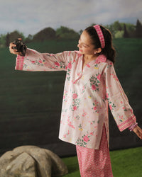 Pink Meadow - 2pcs - Cotton/Lawn - 2pcs-ready-to-wear - Sprinkles Pakistan