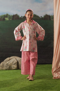 Pink Meadow - 2pcs - Cotton/Lawn - 2pcs-ready-to-wear - Sprinkles Pakistan