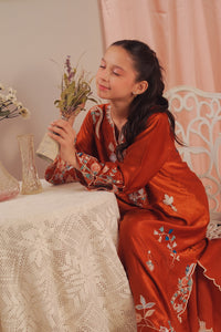 Scarlet Rouge - 1pc - Embroidered - Suede Silk - Sprinkles Pakistan