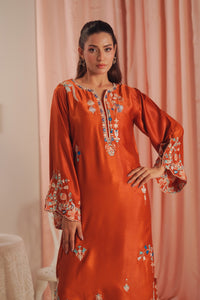 Scarlet  Rouge - 1pc - Embroidered - Suede Silk - Sprinkles Pakistan