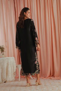 Gothic Rose - 1pc - Embroidered - Suede Silk - Sprinkles Pakistan
