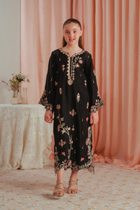 Gothic Rose - 1pc - Embroidered - Suede Silk - Sprinkles Pakistan