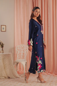 Deep Petal - 1pc - Embroidered - Suede Silk - Sprinkles Pakistan
