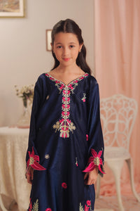 Deep Petal - 1pc - Embroidered - Suede Silk - Sprinkles Pakistan