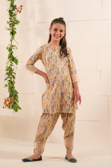 Dreamy Petals Lawn 2 Pcs Ready to Wear Set