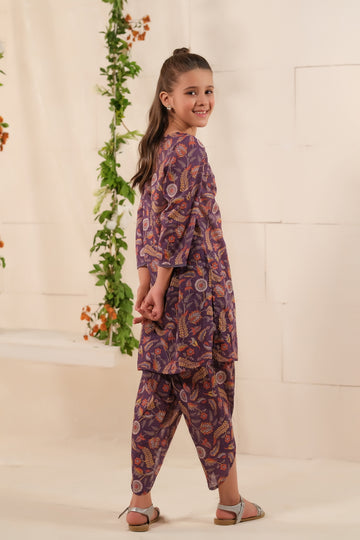 Violet Meadow Lawn 2 Pcs Ready to Wear Set