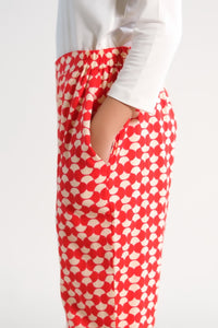 Citrus Crop Straight Pant - Soft Summer Crepe - bottoms, pants, women-bottom, women-clearance - Sprinkles Pakistan