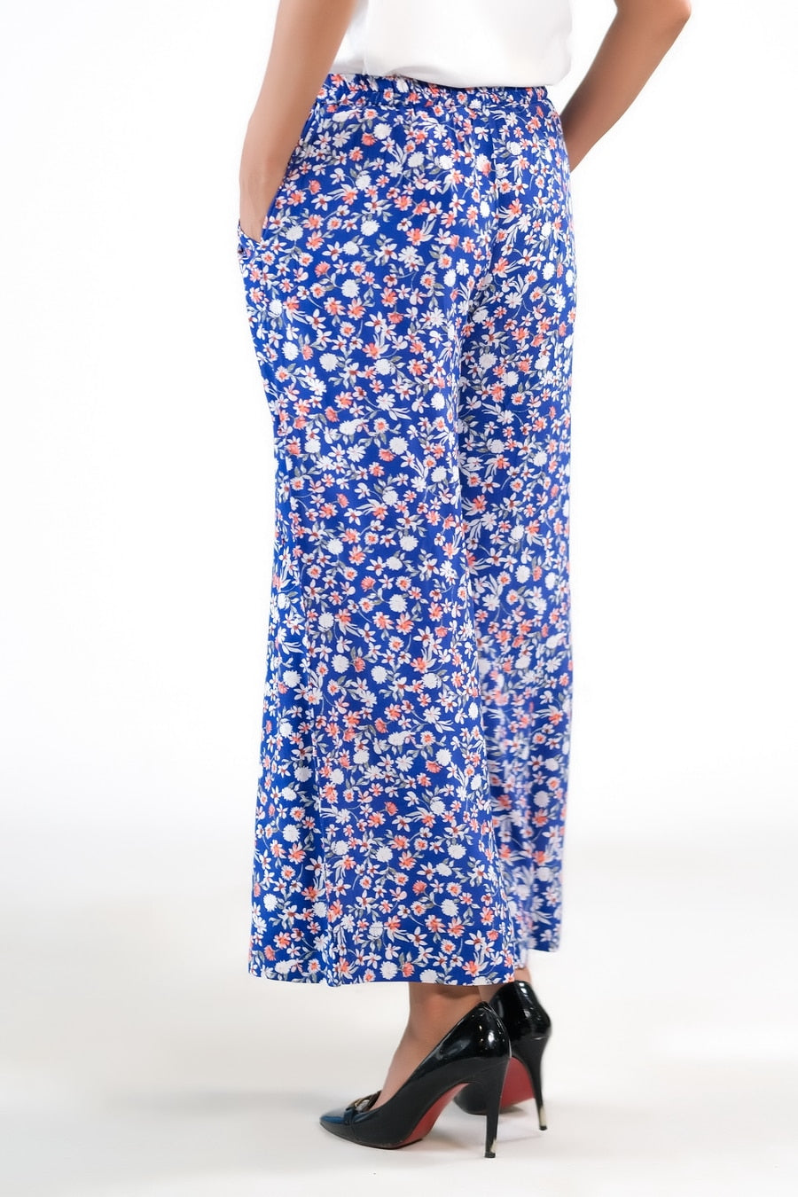 Royal Blue Wide Leg Pant