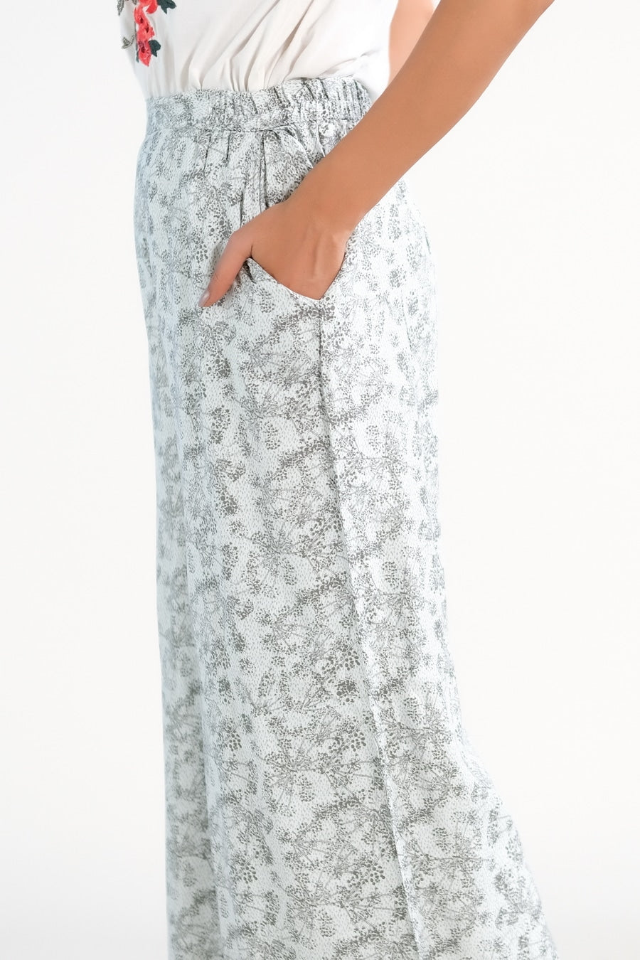 Alover Art Work Wide Leg Pant