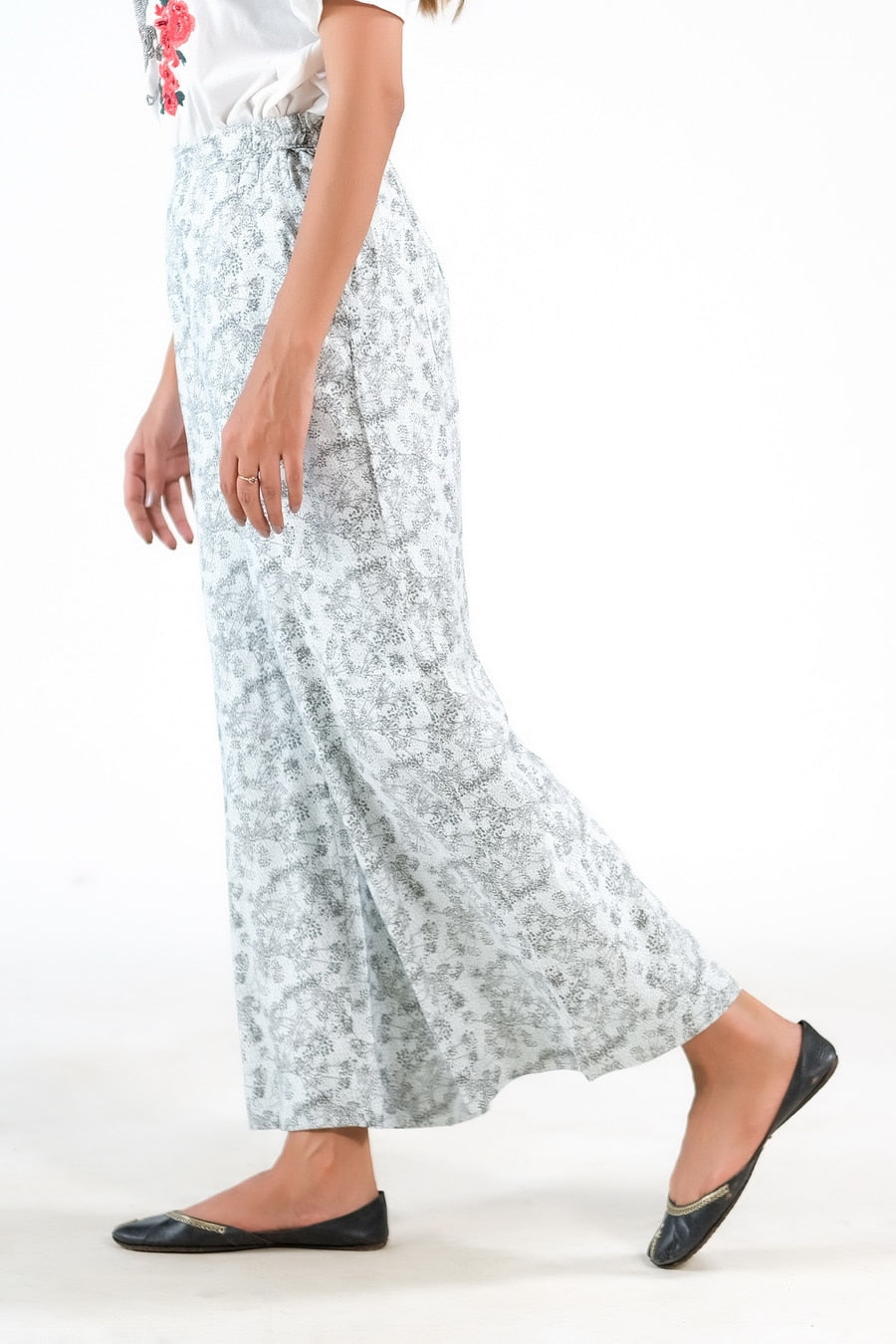 Alover Art Work Wide Leg Pant