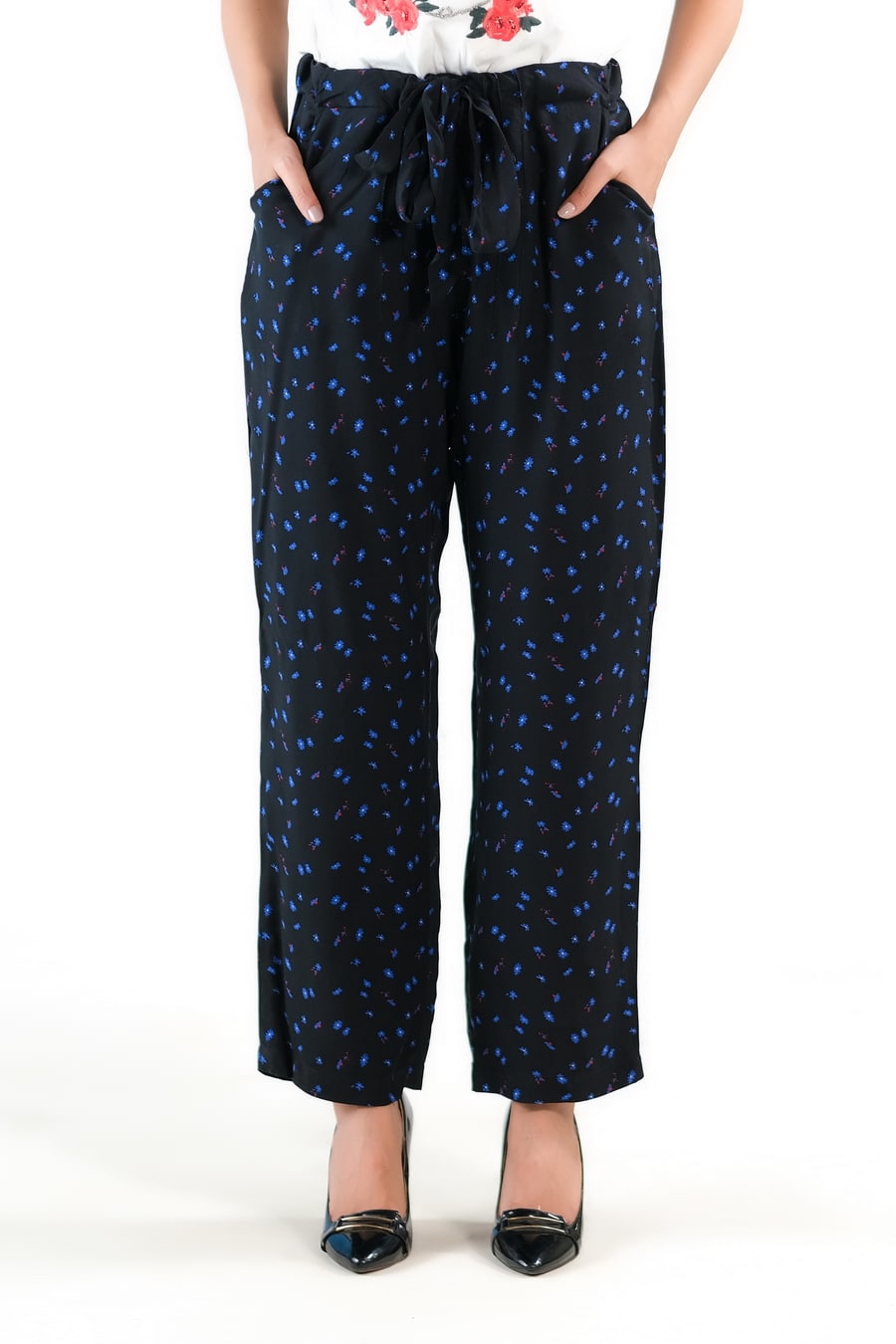 Mini Floral Straight Pant