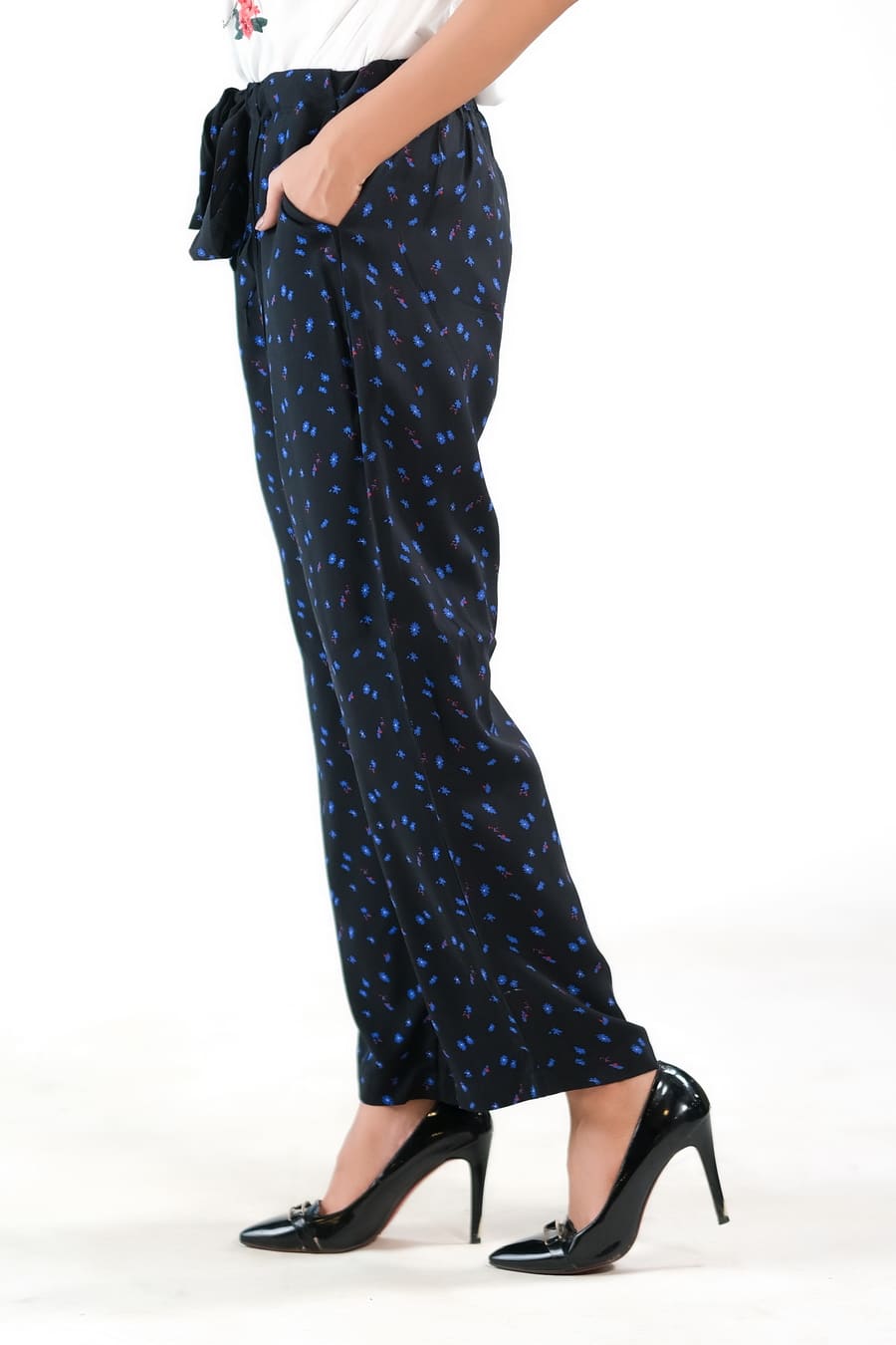Mini Floral Straight Pant