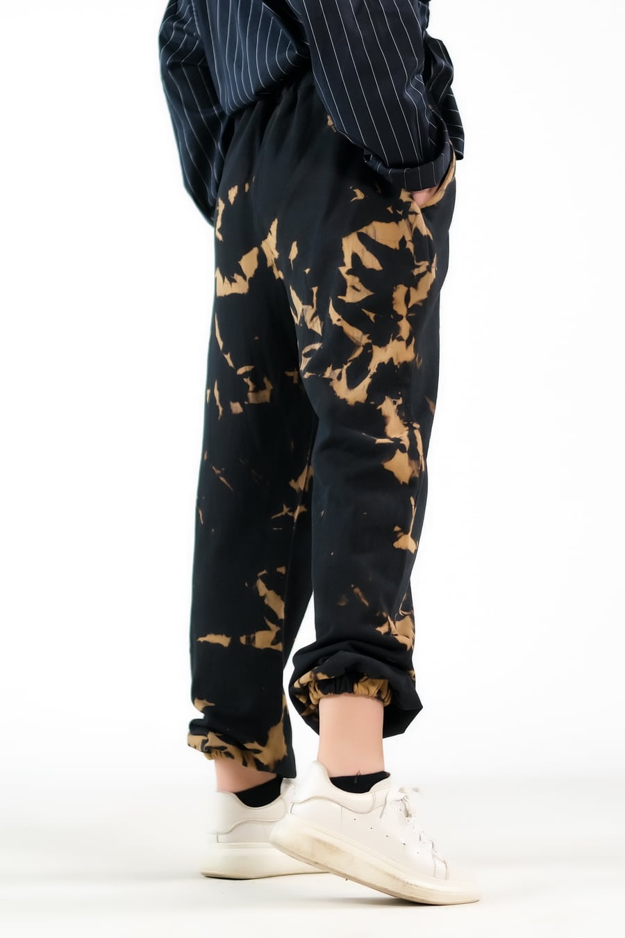 Jewel Tie Die Wide Leg Pant