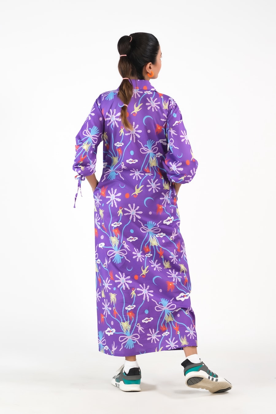 Marine Garden/Violet Aquatic - Cambric