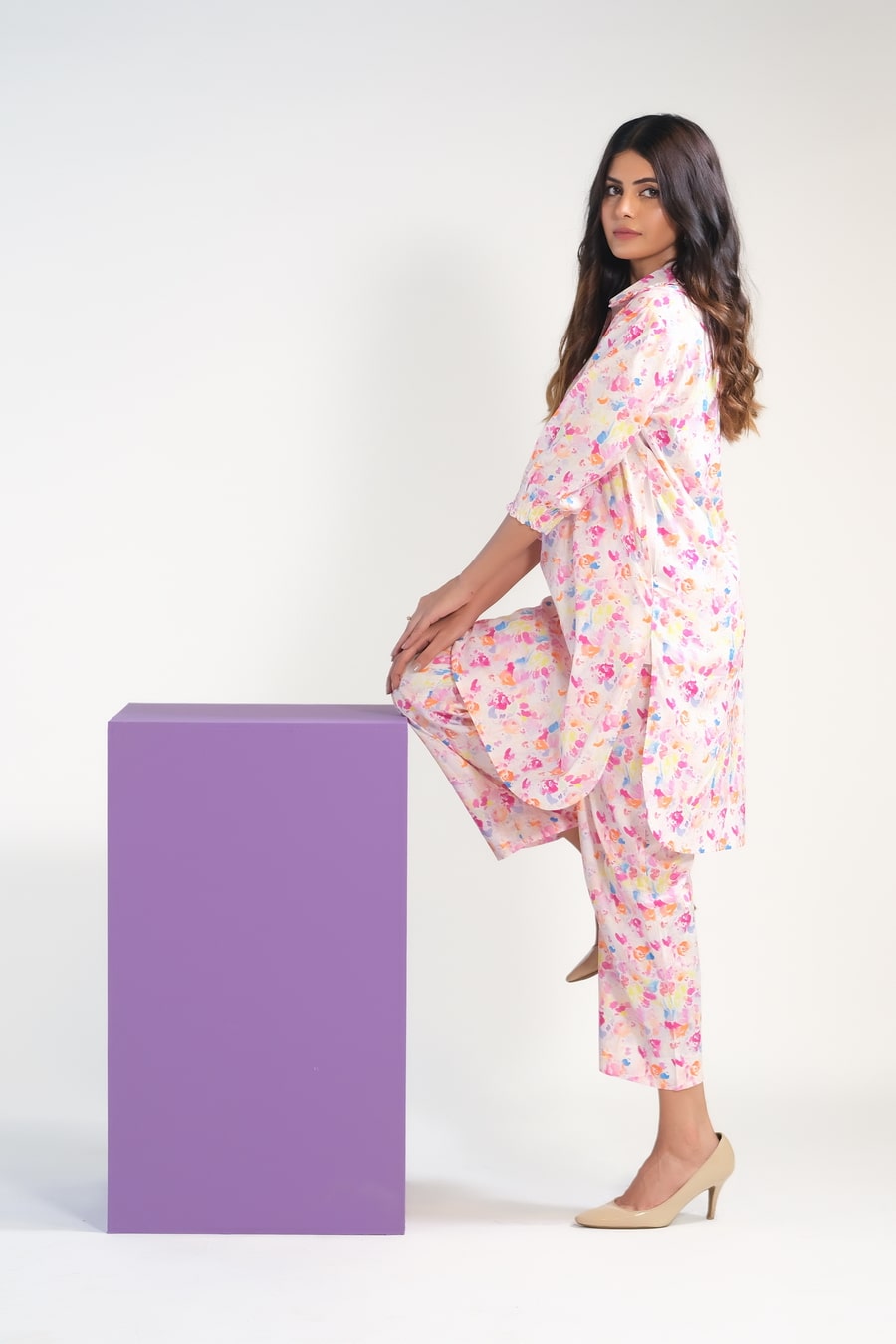 Color Splash/Watercolor Charm - Cambric