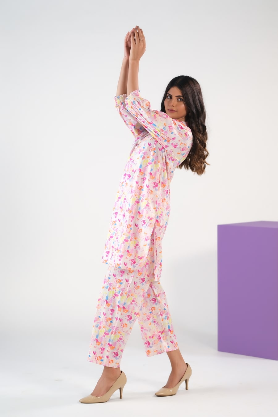 Color Splash/Watercolor Charm - Cambric