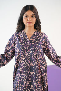 Dark Kaleidoscope - Cambric - Cambric - cambric, dresses, 2pcs-rtw, women-clearance - Sprinkles Pakistan