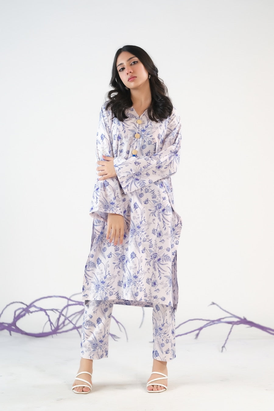 Arctic Elegance - Slub Cotton