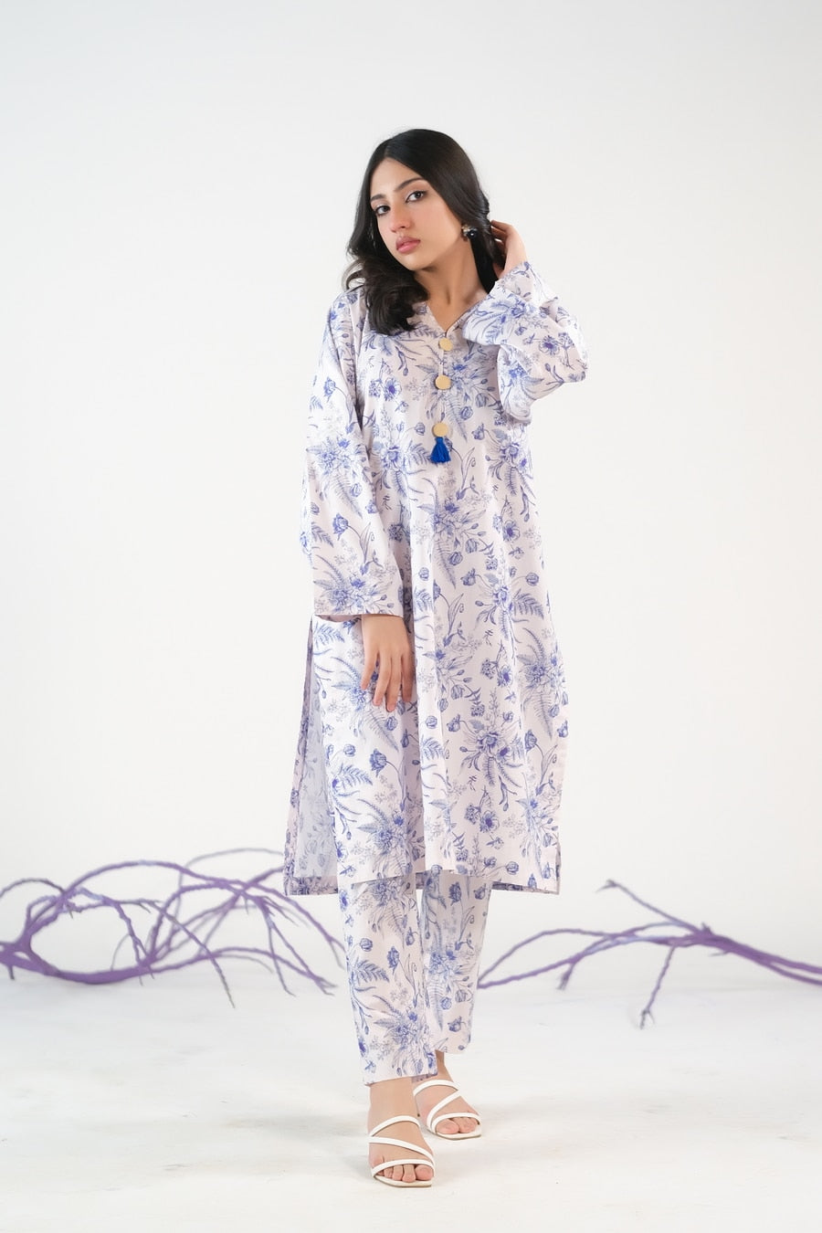 Arctic Elegance - Slub Cotton