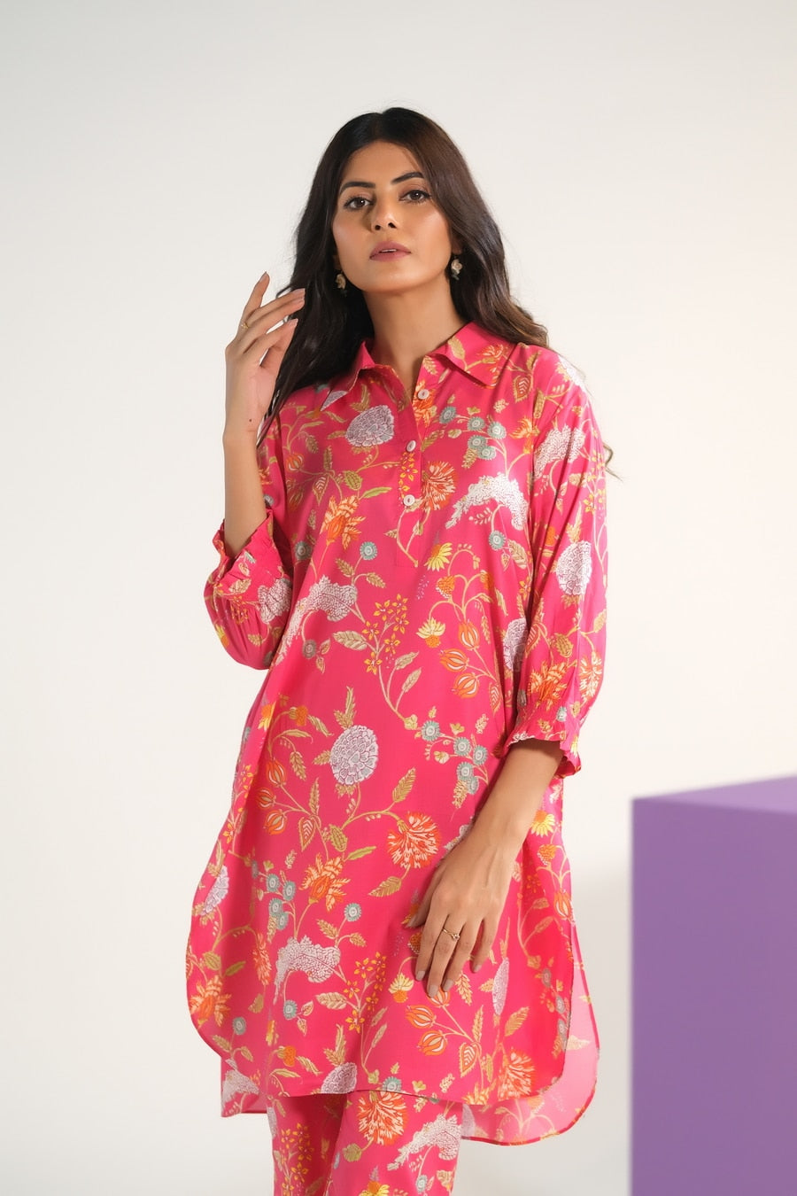 Blush Blossom Charm - Luxury Lawn