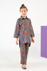 Rainbow Bricks - Cambric - Cambric - 2pcs-ready-to-wear, kids, kids-clearance - Sprinkles Pakistan